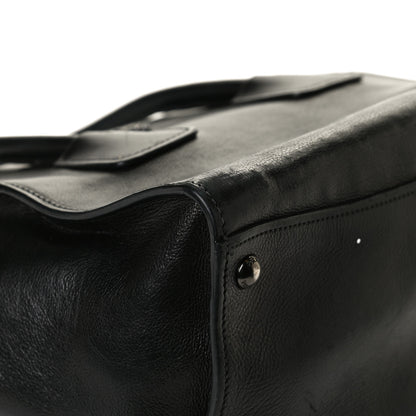 Prada Glace Calf Twin Pocket Tote Black 10 of 12