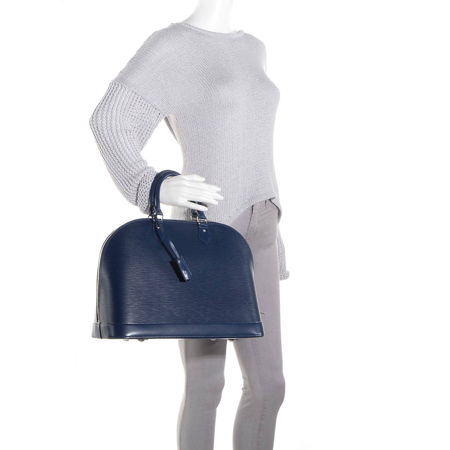 Louis Vuitton Epi Alma GM Indigo 2 of 7