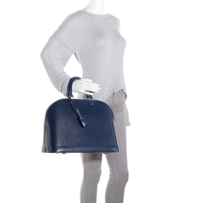 Louis Vuitton Epi Alma GM Indigo 2 of 7