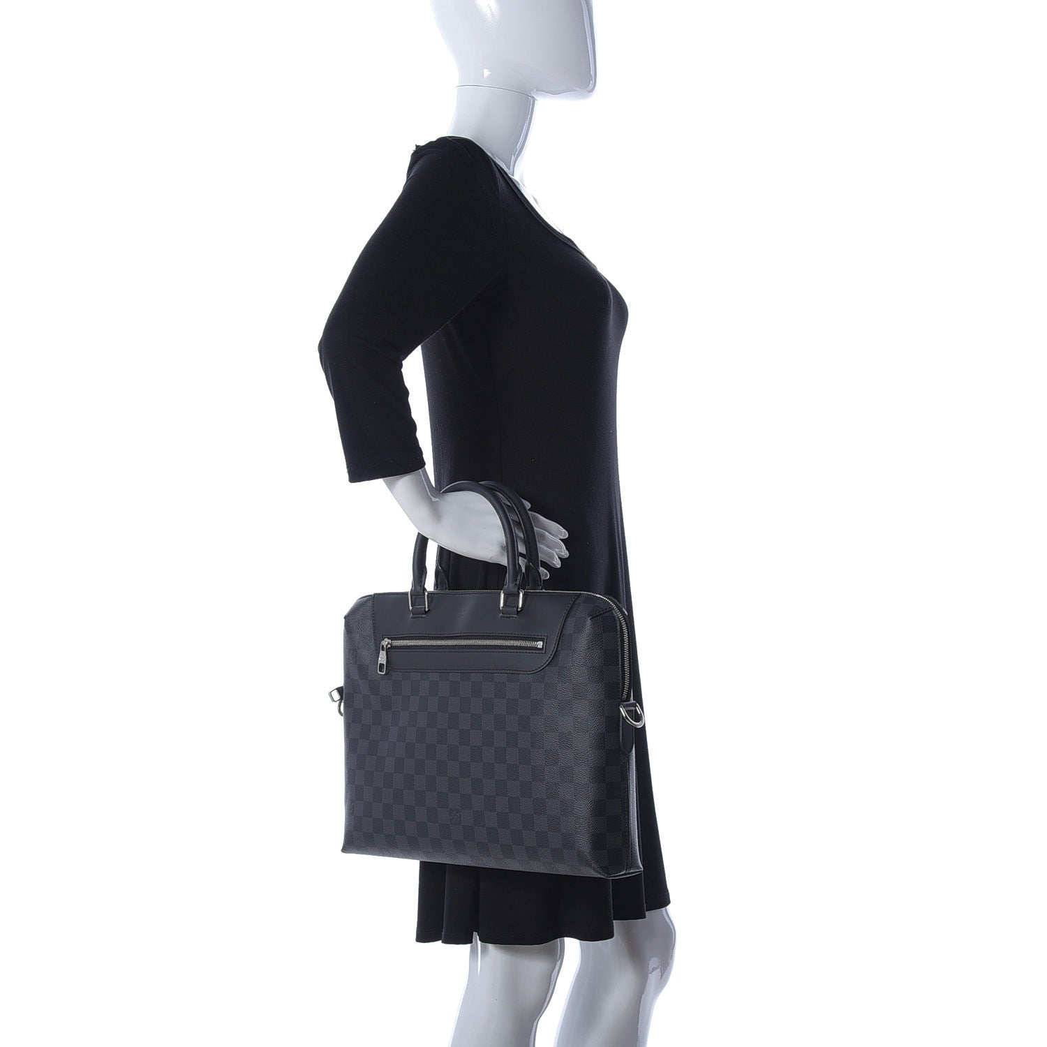 Louis Vuitton Damier Graphite Porte-Documents Jour 3 of 9