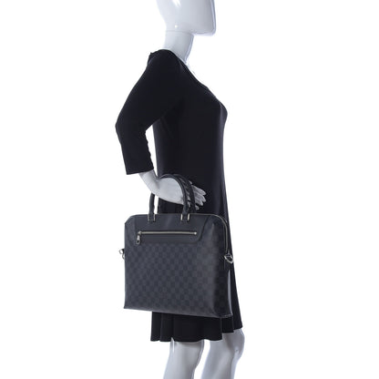 Louis Vuitton Damier Graphite Porte-Documents Jour 3 of 9