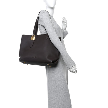 Louis Vuitton Grained Calfskin Low Key Cabas MM Chocolate 2 of 11