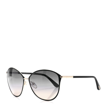 Tom Ford Penelope Vintage Round Sunglasses TF320 Black 1 of 9