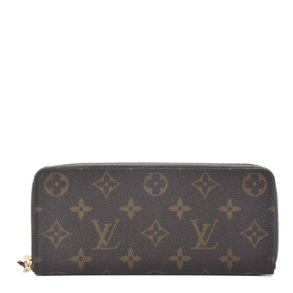Louis Vuitton Monogram Clemence Wallet Fuchsia 1 of 8