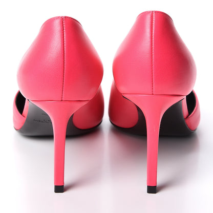 Saint Laurent Calfskin Paris 80 D'Orsay Pumps 37 Pink 5 of 8