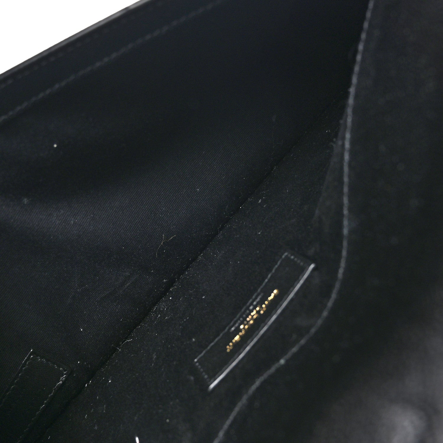 Saint Laurent SAINT LAURENT Grain De Poudre Monogram Uptown Pouch Black 5 of 8
