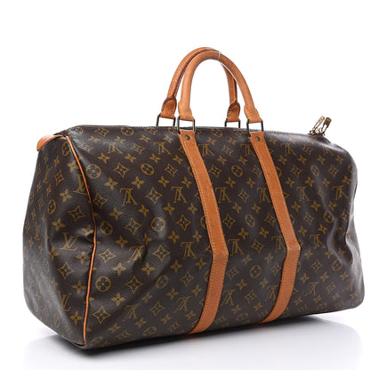 Louis Vuitton Monogram Keepall 50 2 of 16