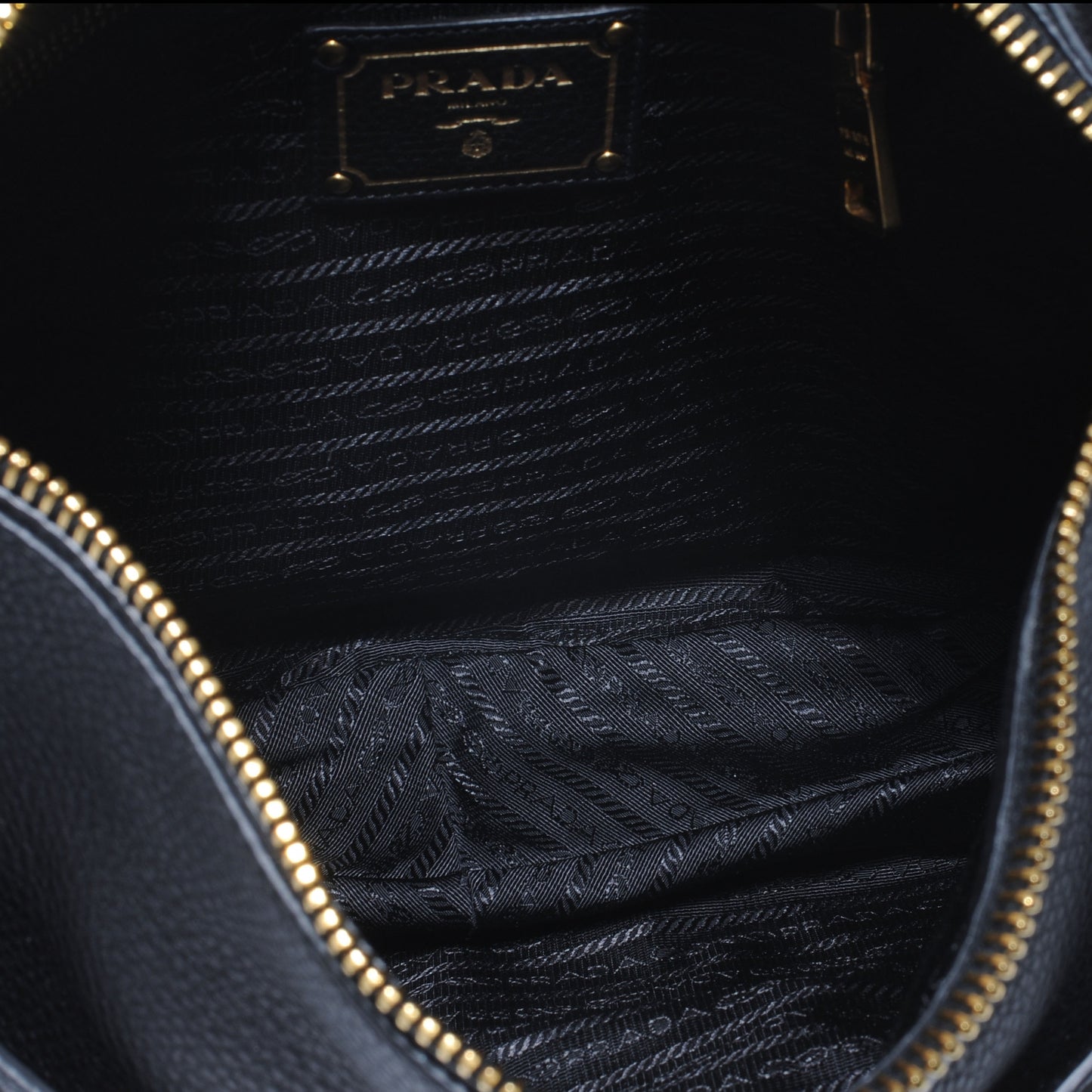 Vitello Daino Shoulder Bag Nero Black