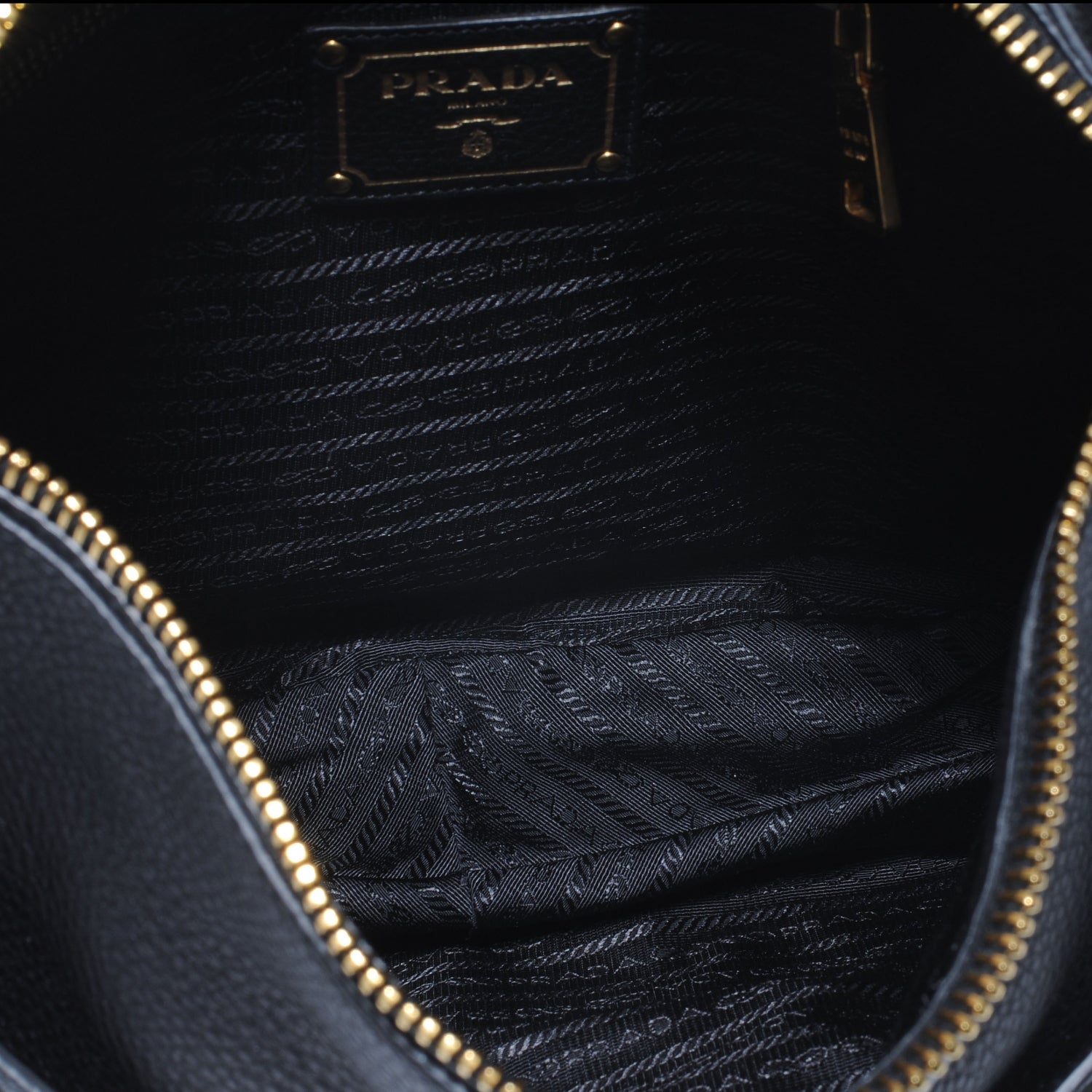 Prada Vitello Daino Shoulder Bag Nero Black 5 of 9
