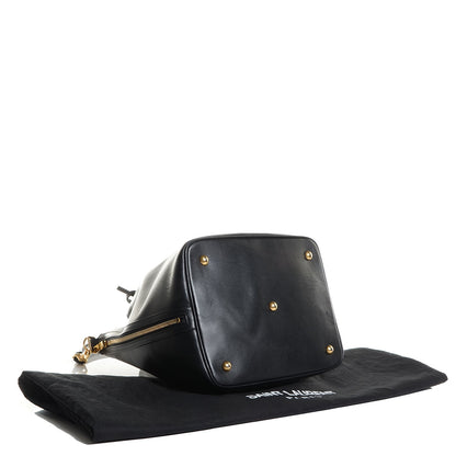 Saint Laurent Calfskin Large Emmanuelle Bucket Bag Black 4 of 8