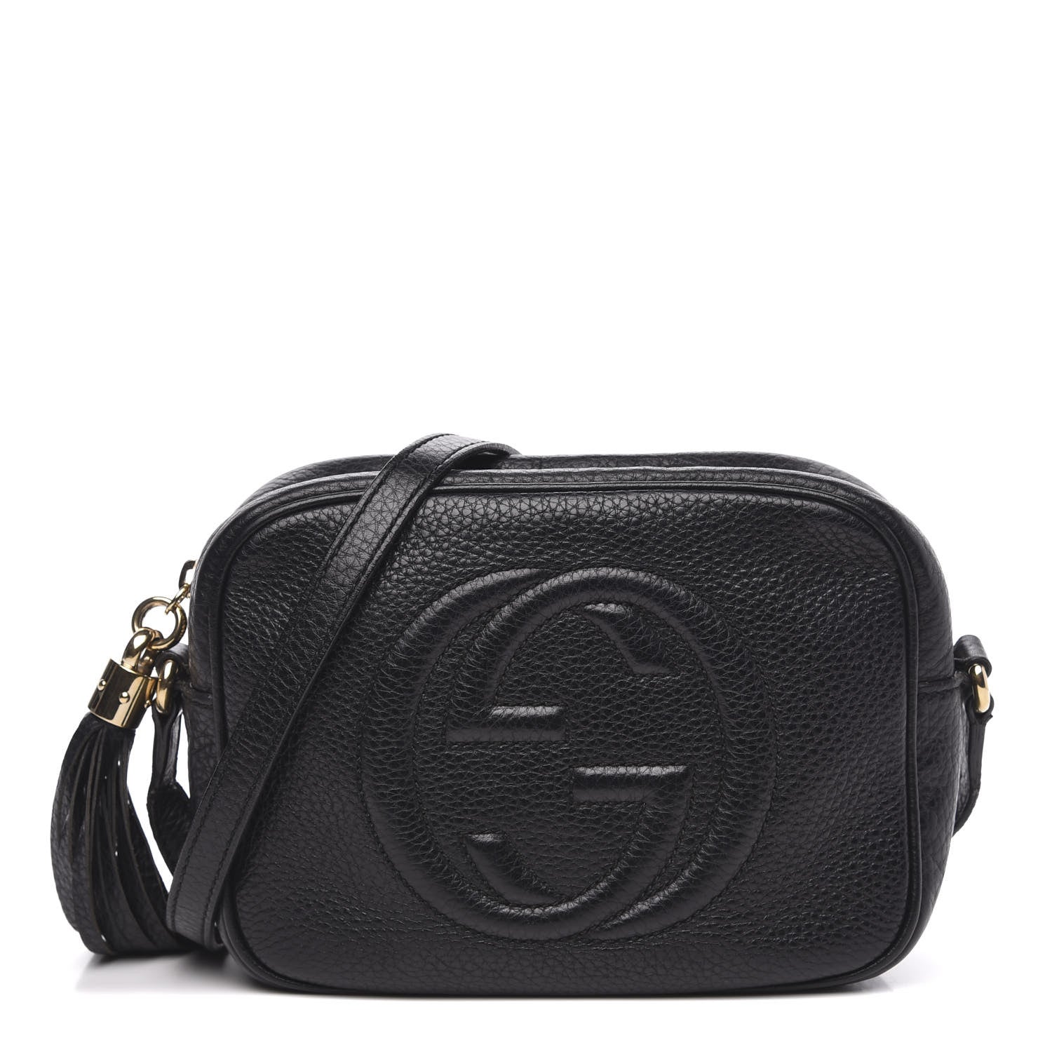 Gucci Pebbled Calfskin Small Soho Disco Bag Black 1 of 13