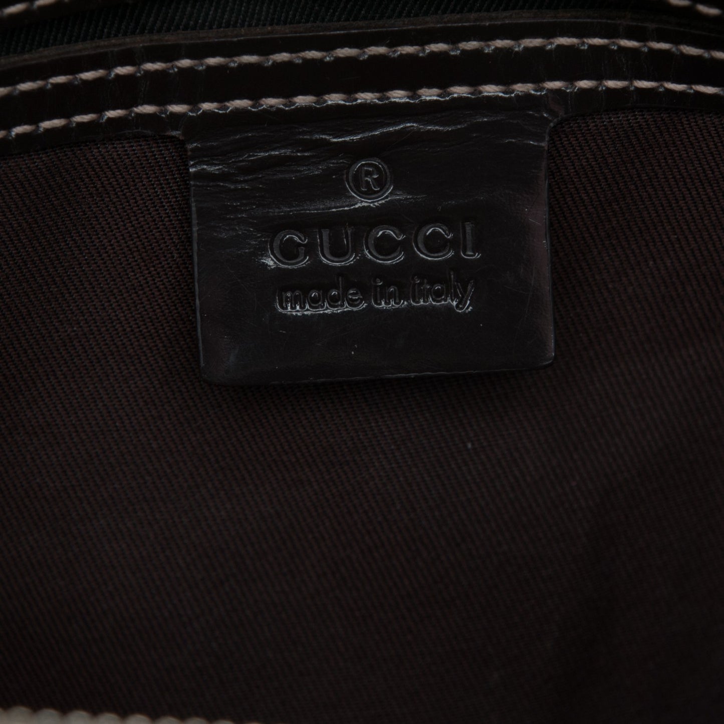 GG Plus Monogram Medium Joy Boston Dark Brown