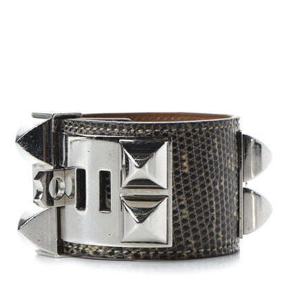 Hermes Lizard Collier De Chien CDC Bracelet S Ombre 3 of 6