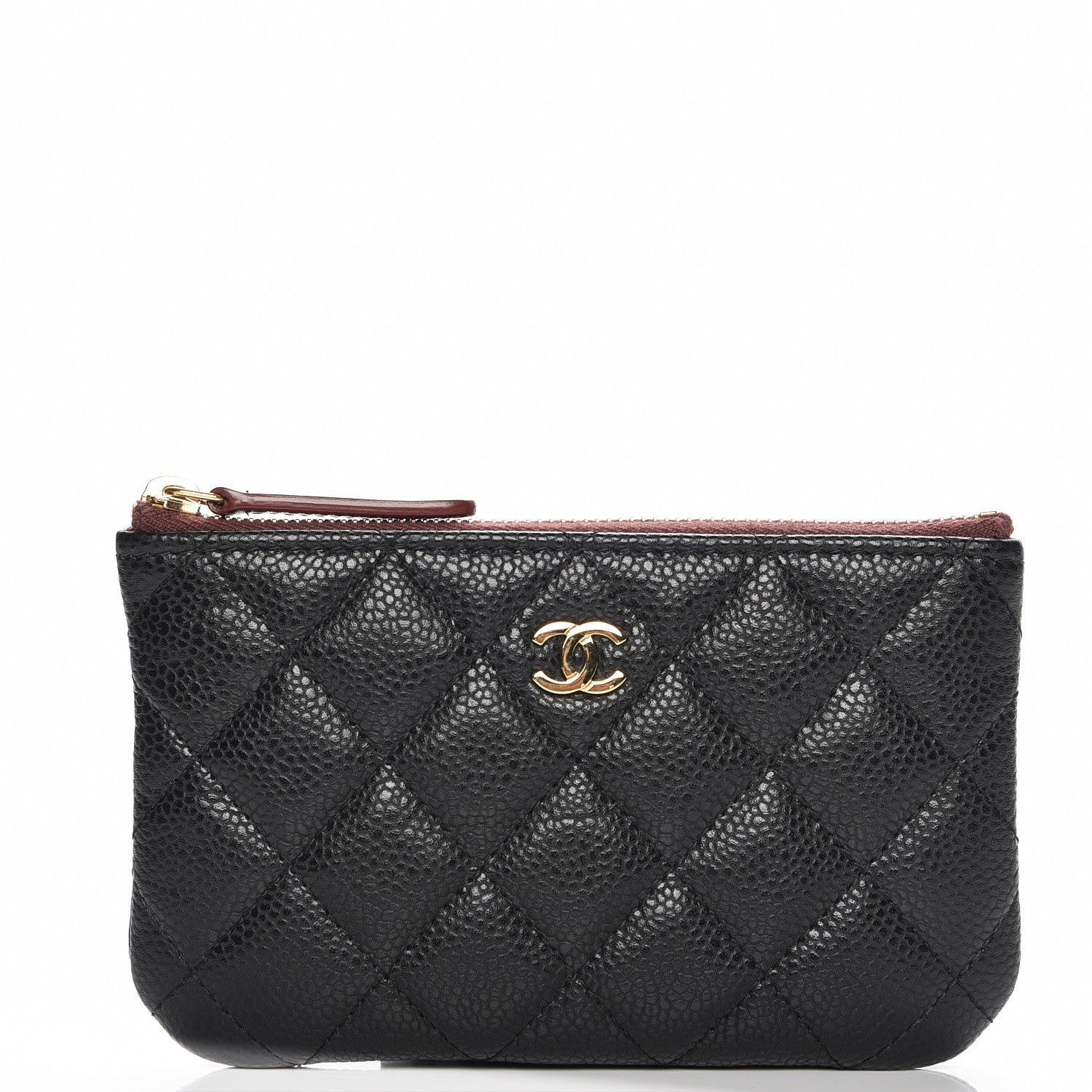 Chanel Caviar Quilted Small Cosmetic Case Black 1 of 8