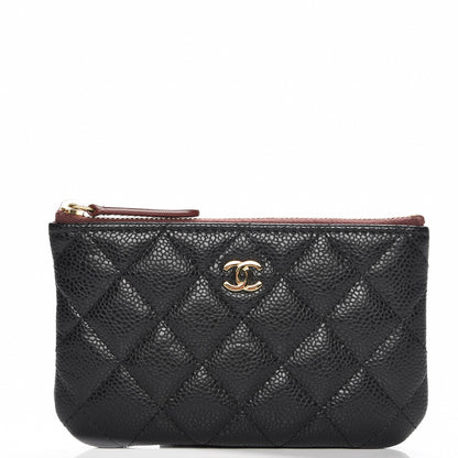 Chanel Caviar Quilted Small Cosmetic Case Black 1 of 8