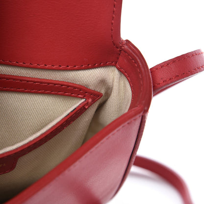 Mansur Gavriel Calfskin Mini Flap Crossbody Bag Flamma 8 of 8