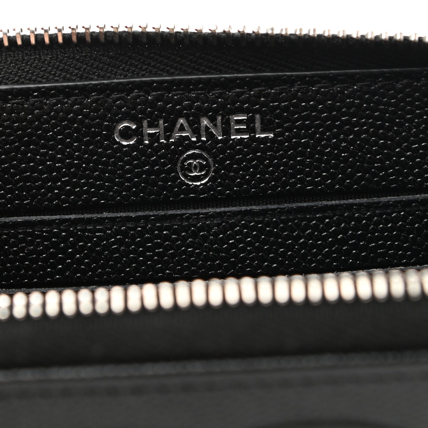 Caviar CC Small Zip Around Wallet Black Blue Green