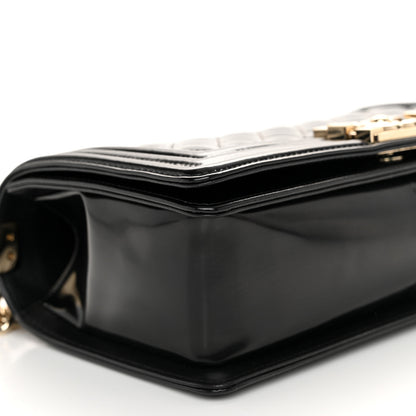 Chanel Patent Calfskin Quilted Medium Boy Flap Black 10 of 12