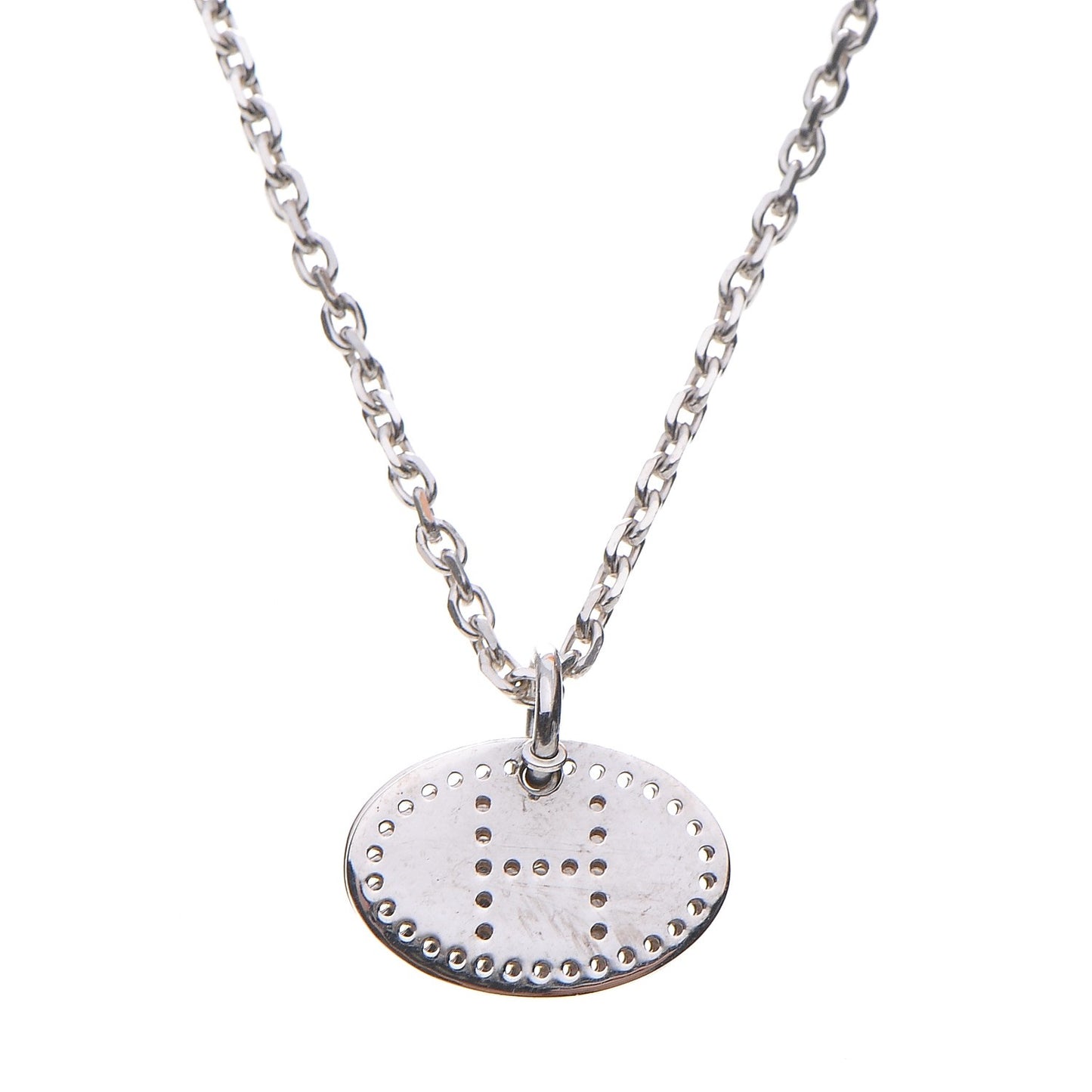 Sterling Silver Eclipse Pendant Necklace
