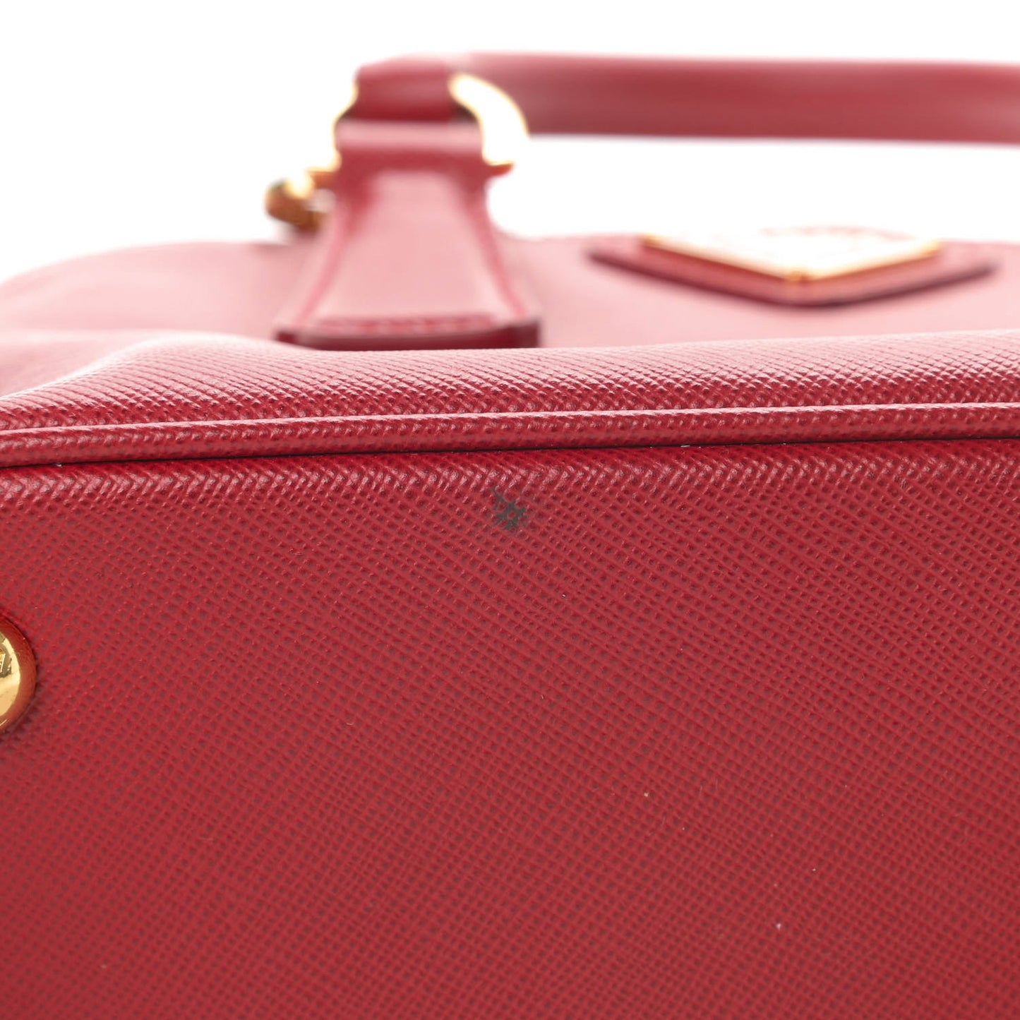 Saffiano Lux Mini Promenade Tote Fuoco