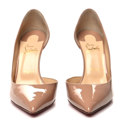 Christian Louboutin Patent Iriza 100 Pumps 40 Nude 2 of 7