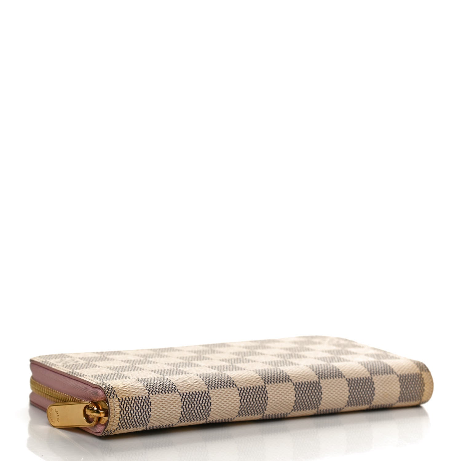 Louis Vuitton Damier Azur Zippy Wallet Rose Ballerine 4 of 9
