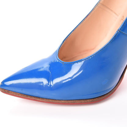Christian Louboutin Patent Lola Pumps 37 Blue 14 of 24