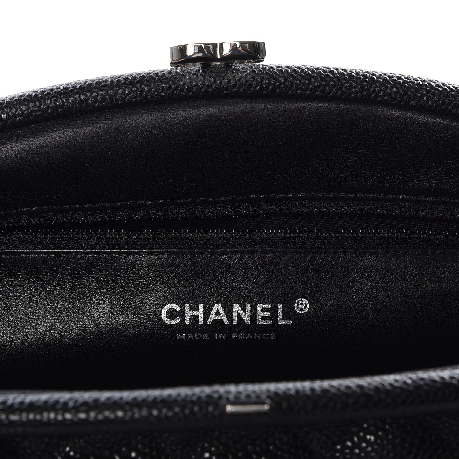 Chanel Caviar Quilted Timeless Clutch Black 7 of 9