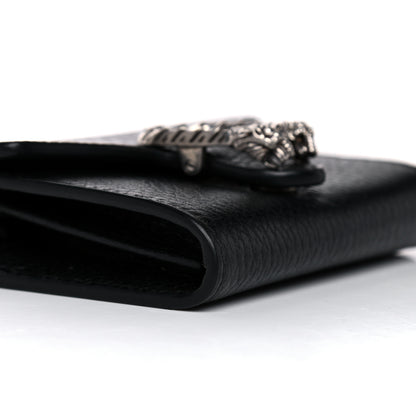 Gucci Calfskin Dionysus Coin Purse Black 7 of 8