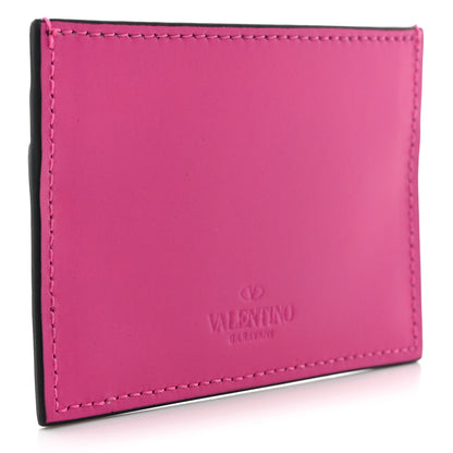 Valentino Garavani Calfskin VLTN Card Holder Pink 3 of 7