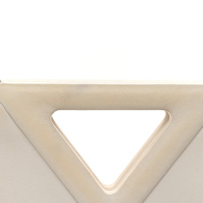 Bottega Veneta Calfskin Small The Point Triangle Bag Chalk 13 of 13