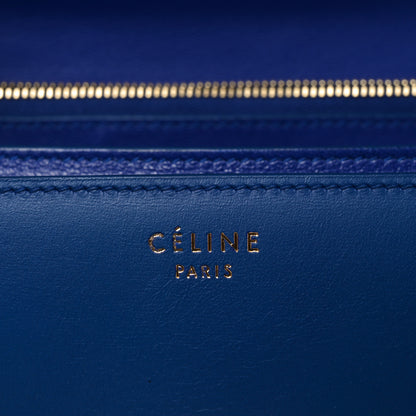 Celine Box Calfskin Medium Classic Box Flap Bag Indigo 6 of 10