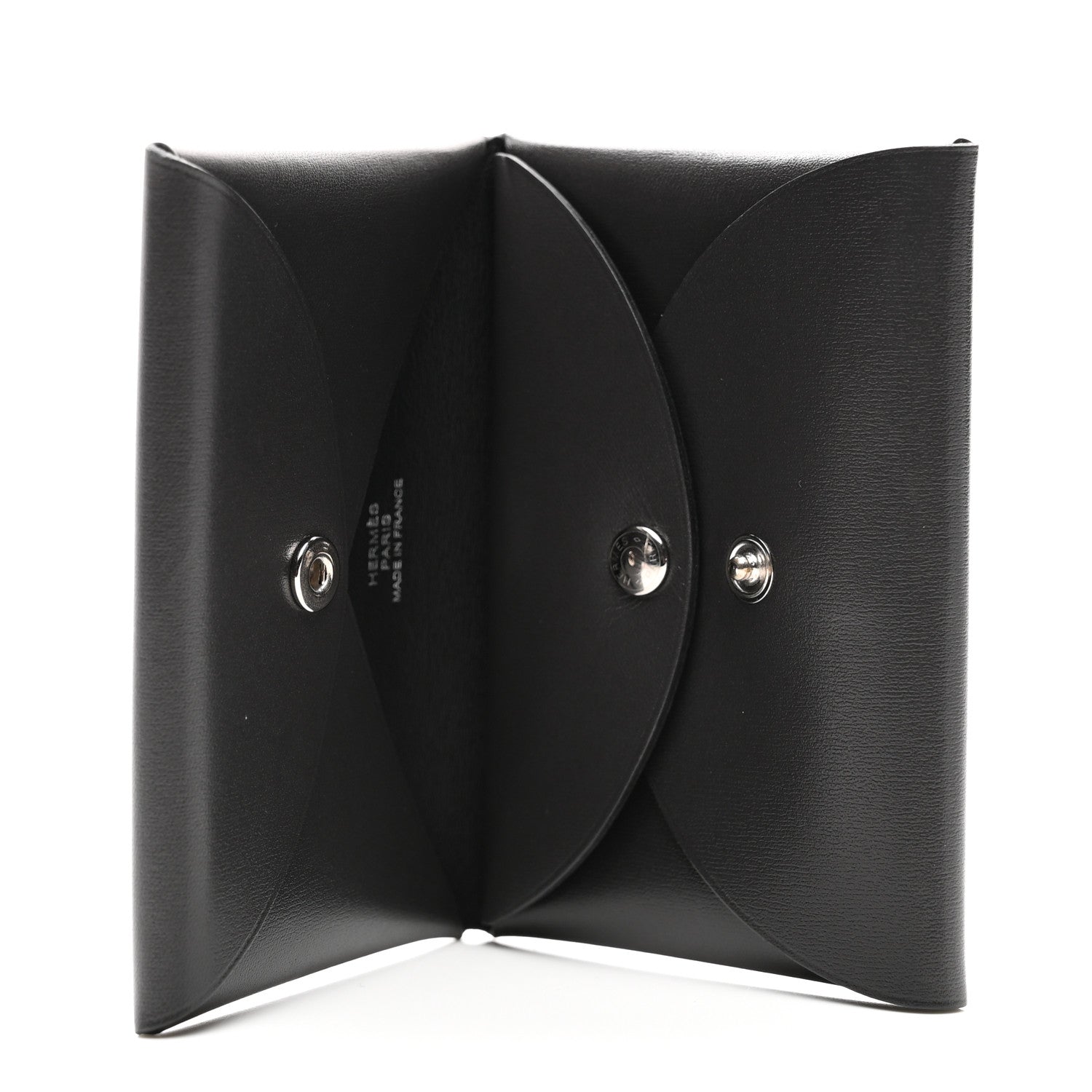 Hermes Box Calvi Duo Card Case Graphite 5 of 7