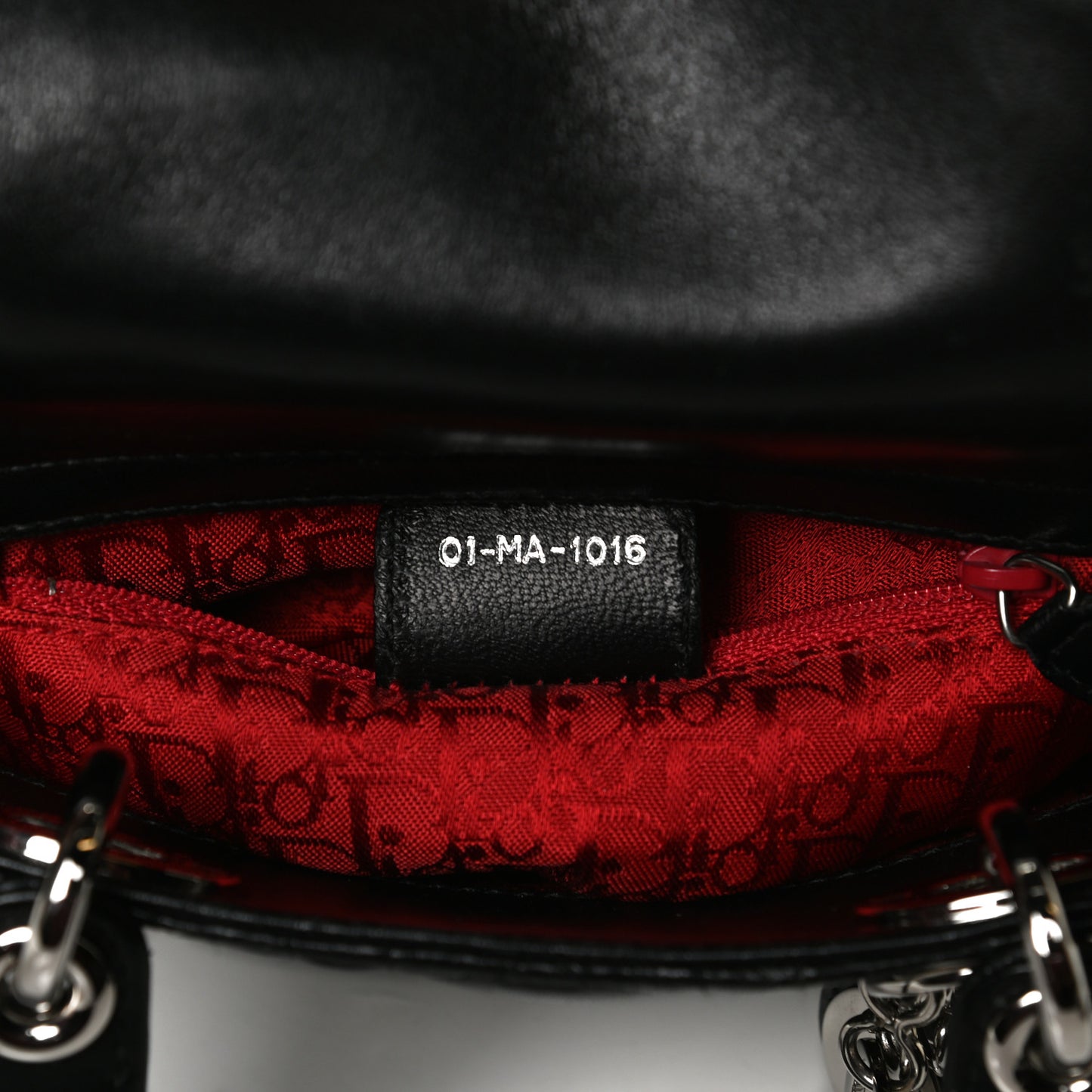 Lambskin Cannage Mini Lady Dior Black