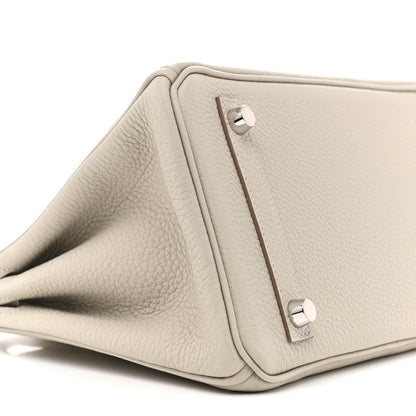 Hermes Togo Birkin 25 Gris Perle 9 of 12