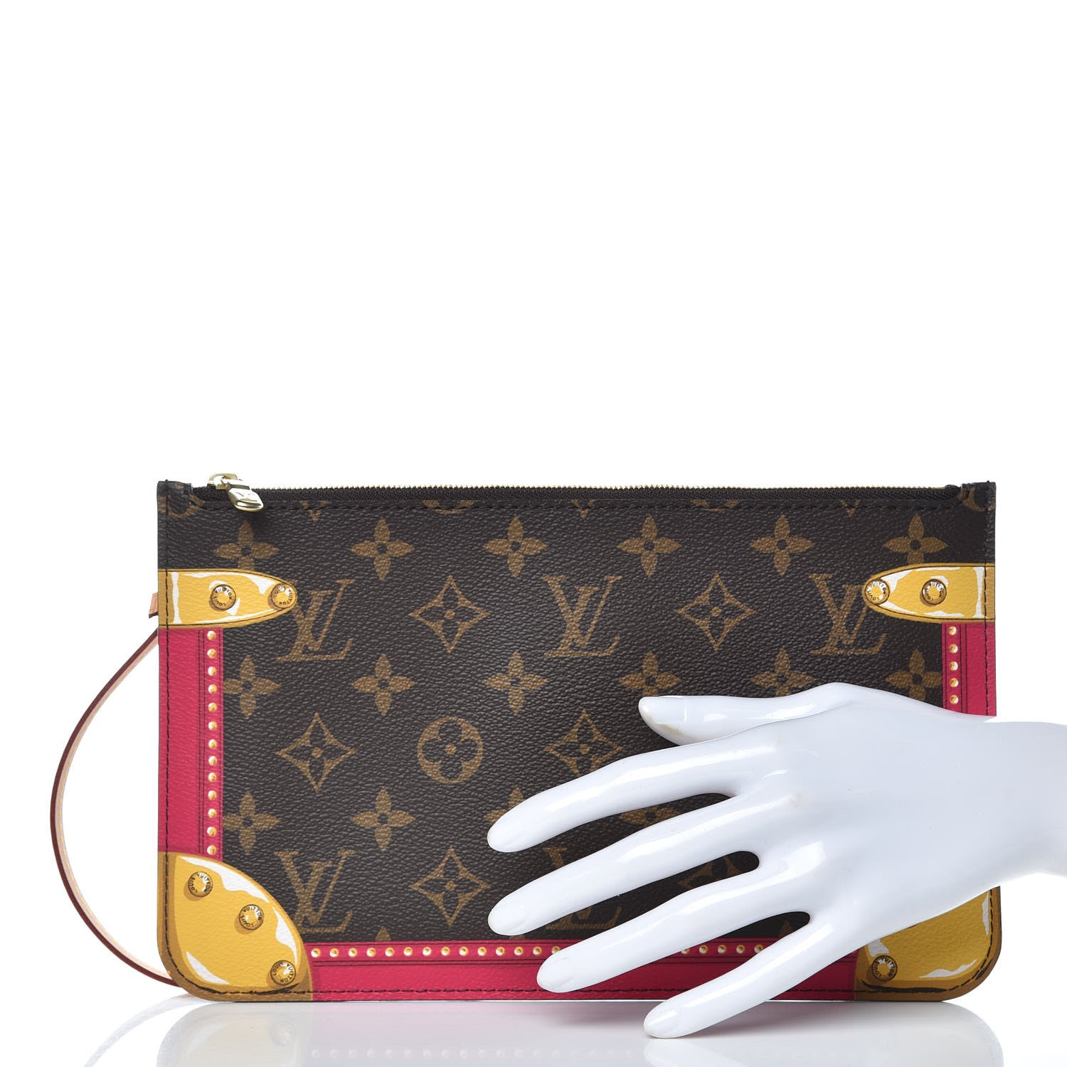 Louis Vuitton Monogram Summer Trunks MM GM Pochette 2 of 8