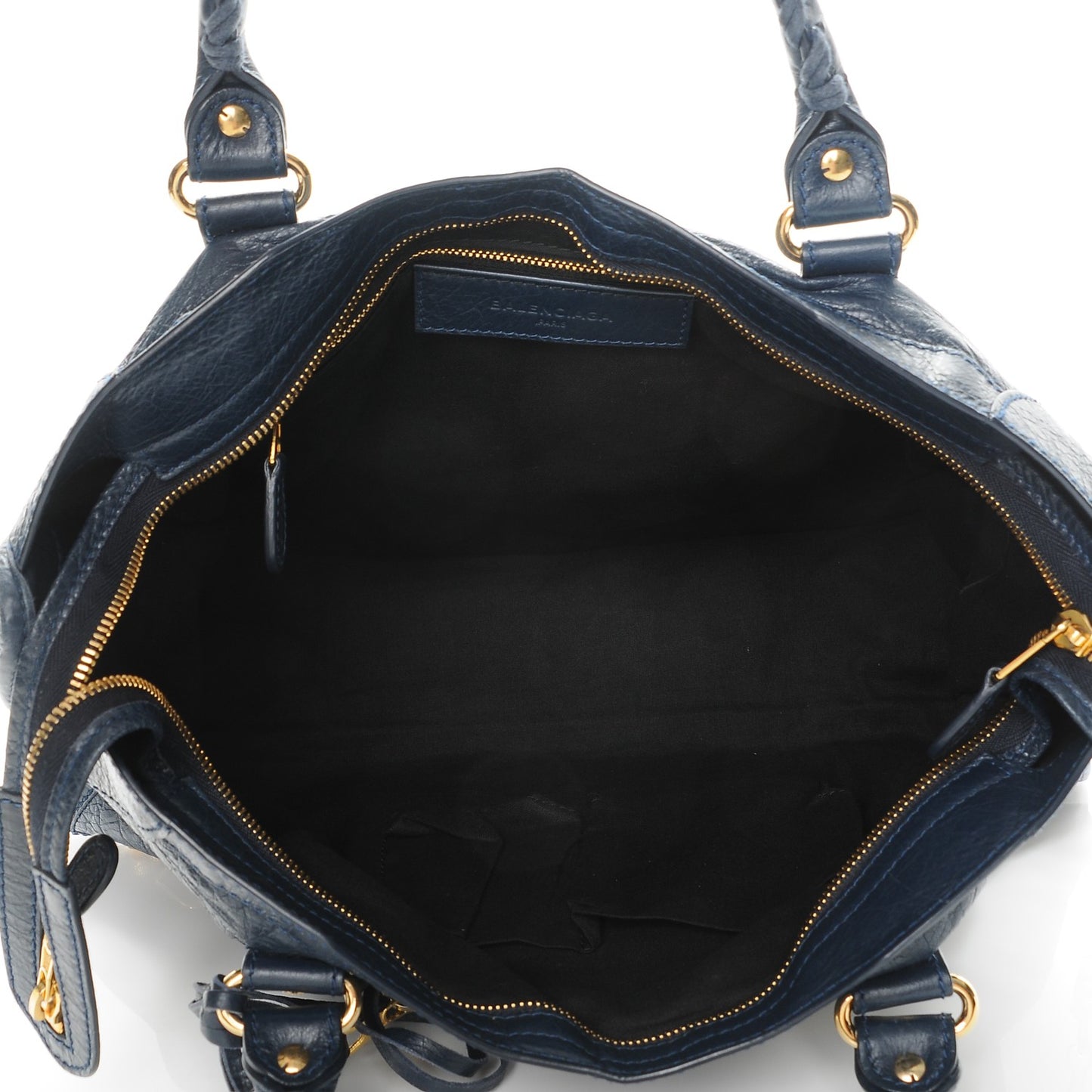 Agneau Giant 12 Gold Hardware City Bleu Obscur