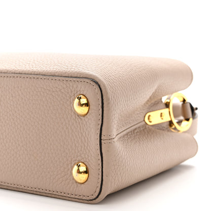 Louis Vuitton Taurillon Capucines BB Galet 9 of 9