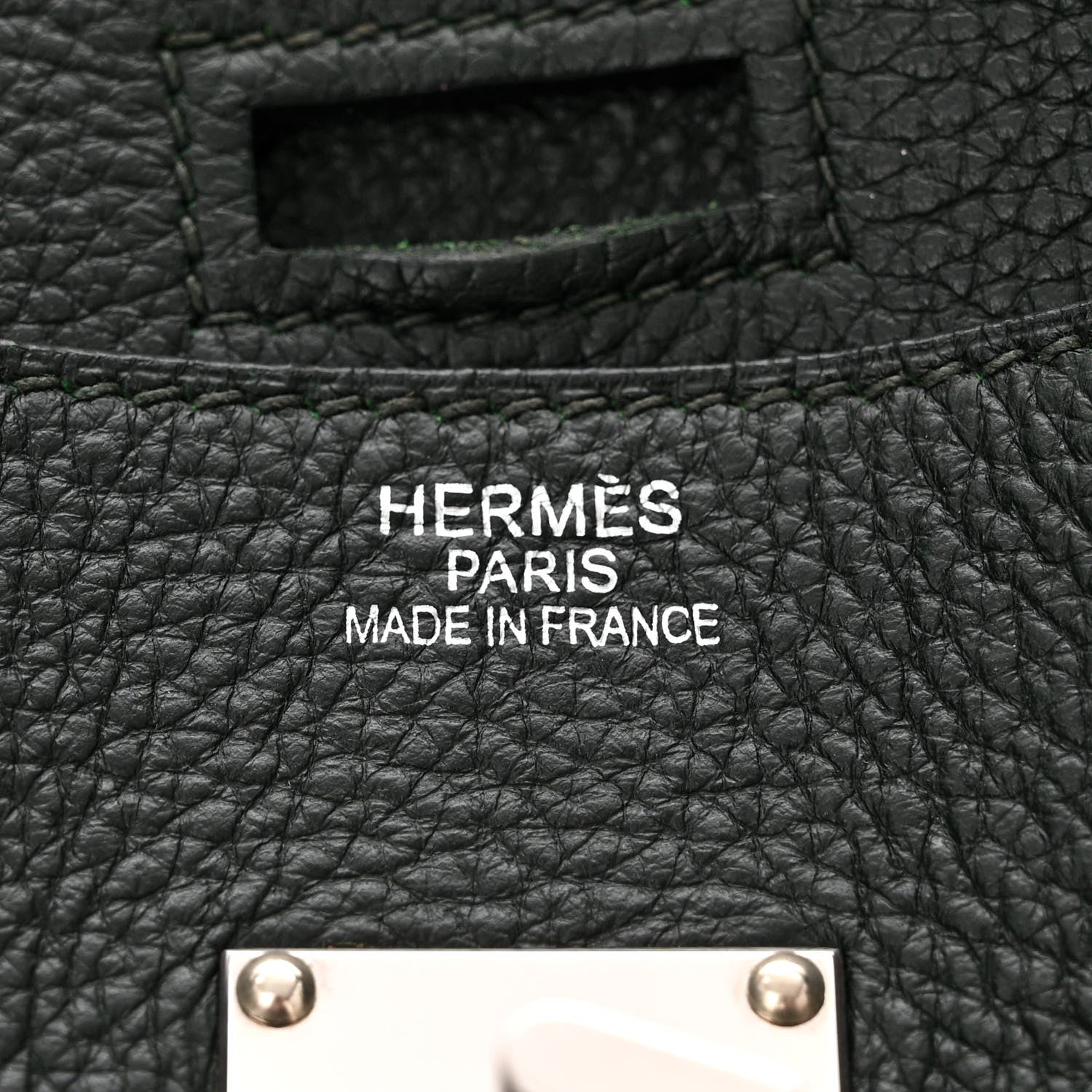 Hermes Taurillon Clemence JPG Birkin 42 Vert Fonce 6 of 11