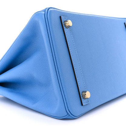 Hermes Epsom Birkin 30 Bleu Paradis 9 of 15