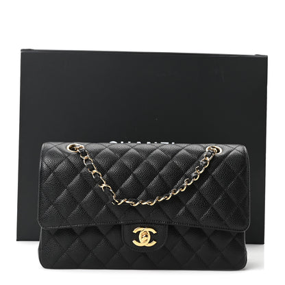 Chanel Caviar Quilted Medium Double Flap Black 11 of 11
