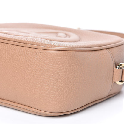 Gucci Pebbled Calfskin Small Soho Disco Bag Rose Beige 10 of 11