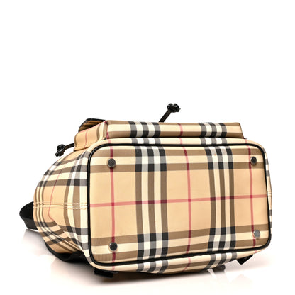 Burberry House Check Drawstring Backpack Black 4 of 14