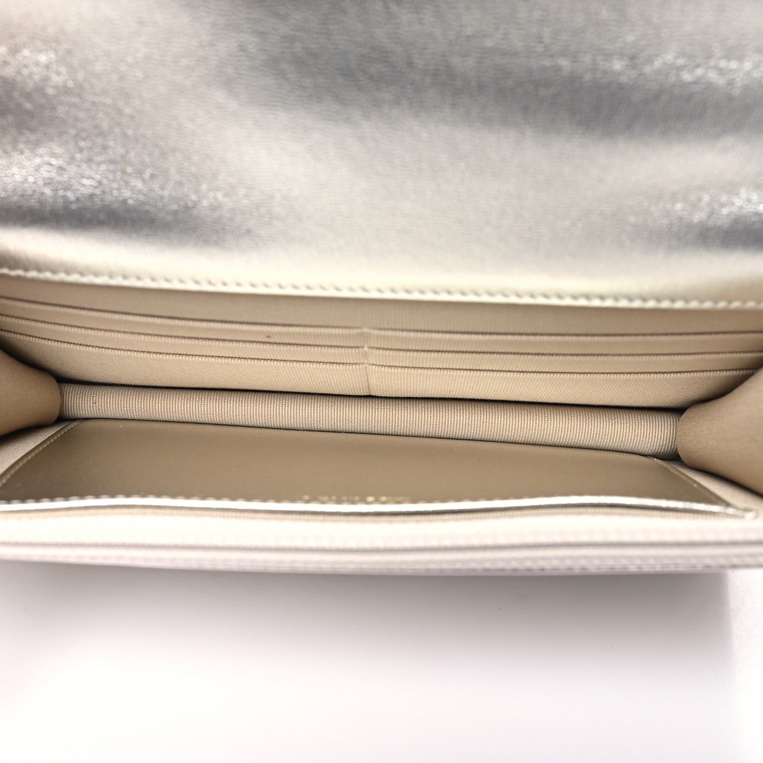 Chanel Gradient Metallic Lambskin Quilted Like A Wallet Wallet On Chain WOC Gold Pink 5 of 12