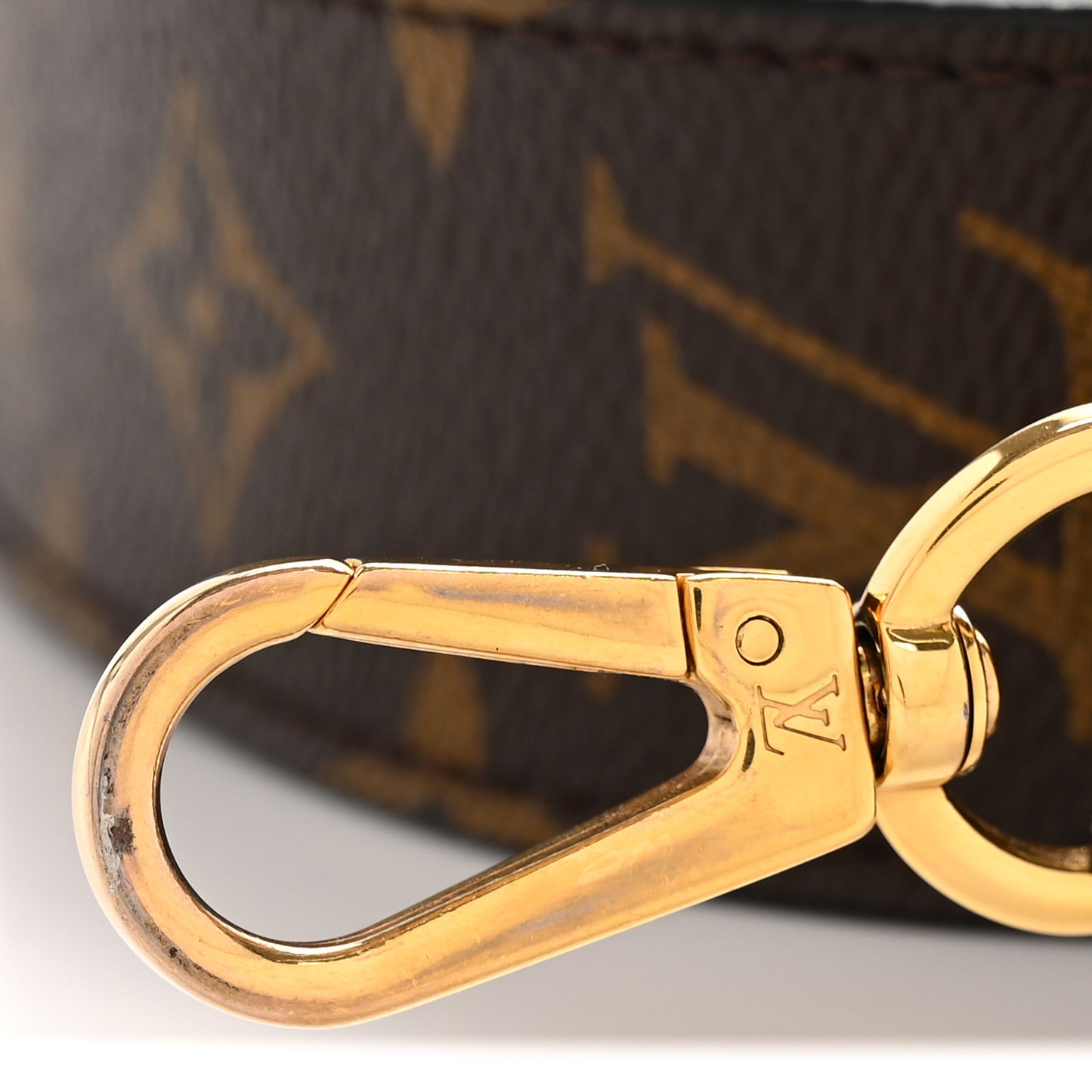 Monogram Bandouliere Shoulder Strap Black