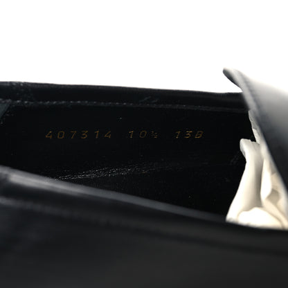 Gucci Lambskin Mens Brixton Horsebit Loafers 10.5 Black 7 of 10