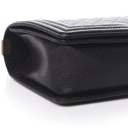 Chanel Caviar Quilted New Medium Boy Flap Black 9 of 11