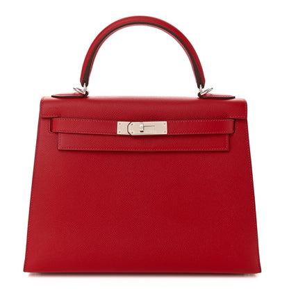 Hermes Epsom Kelly Sellier 28 Rouge Casaque 1 of 10