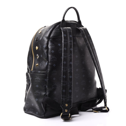 MCM Visetos Studded Medium Stark M Backpack Black 2 of 11