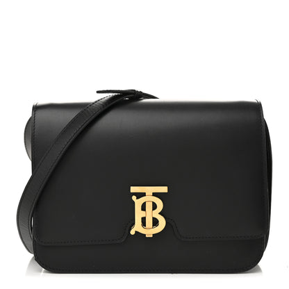 Burberry Calfskin Medium TB Bag Black 1 of 15